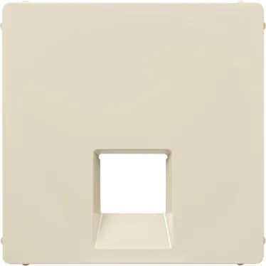 Valena LIFE Лицевая панель для одиночных телефонных/информационных розеток Слоновая кость