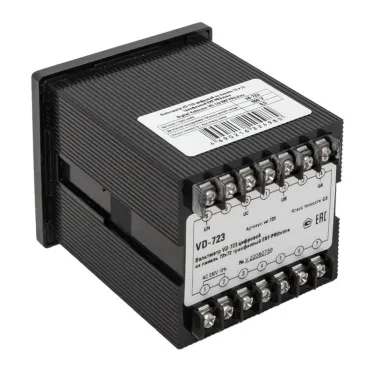 Вольтметр цифровой VD-723 на панель (72х72) трехфазный PROxima