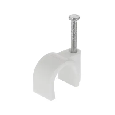 Скоба для кабеля круглая А12мм (30шт)