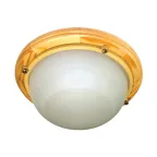 Светильник НПП-03-60-013 IP65 Самарканд 1301 Круг малый матовый корпус деревососна индивидуальная упаковка