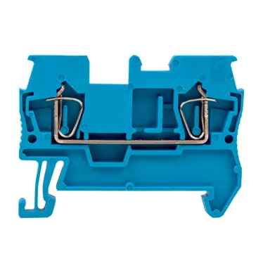 Колодка клеммная самозажимная JXB-ST-1.5 17.5А синяя