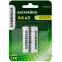 Батарейка щелочная Alkaline LR06/AA (2шт/блистер) GENERICA