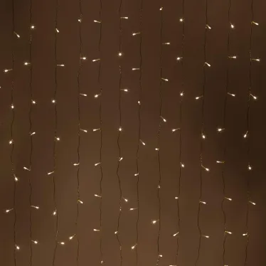 Светодиодная новогодняя гирлянда ЕNIG - 320W Занавес 8 режимов 3*2 м теплый белый 320 LED IP20 220 V