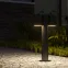 Светильник садово-парковый Sonata ландшафтный столб, 1xGU10, 90x70x470mm, 170-240V / 50Hz, Max.35W IP54 | GD157 | Gauss