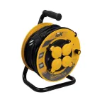 Удлинитель силовой 4 розетки шнур 50м ПВС 3х1.5 УК50 с термозащитой IP44