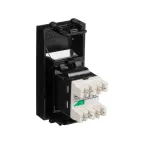 Avanti Телефонная розетка ''Черный квадрат'' RJ-12, 1 модульная