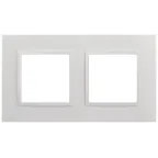 Рамка для розеток и выключателей Elegance 14-5012-01 Classic, на 2 поста, белый