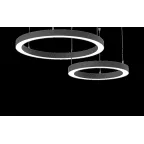 Светодиодный светильник Enso подвесной 80 Вт 1050х40 мм 3000 K с рассеивателем опал RAL9005 черный матовый | V1-R0-90525-30000-2008030 | VARTON