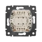 Выключатель одноклавишный, в рамку, белый