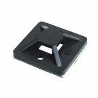 Площадка самоклеящаяся 25х25 мм, черная, 100 шт,