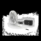 Лента светодиодная LED 2835/60-SMD 6 Вт/м 600 лм/м 4000К DC 12В IP65 8мм комплект лента и драйвер (блистер 5м) Basic Gauss