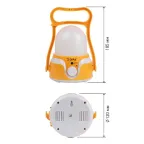 Фонарь кемпинговый светодиодный KA-801 Гном аккумуляторный 4 Вт, 1700мАч 5V, USB, подвес + диммер Элементы питания в комплекте