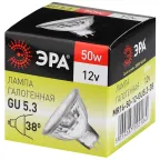 Лампа накаливания галогенная GU5.3-MR16-50W-12V-CL (галоген, софит, 50Вт, нейтр, GU5.3) (10/200/6000)