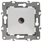 Розетка TV одиночная, Эра12, белый, 12-3101-01