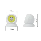 Фонарик подсветка мощный туристический кемпинговый на липучке на батарейках 3хААА в палатку SB-802 Сфера-2