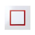 Вставка декоративная в 2701610-.., ...620-..., 630-..., 640-030, S27Pl, красный прозрачный