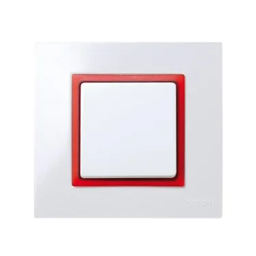 Вставка декоративная в 2701610-.., ...620-..., 630-..., 640-030, S27Pl, красный прозрачный