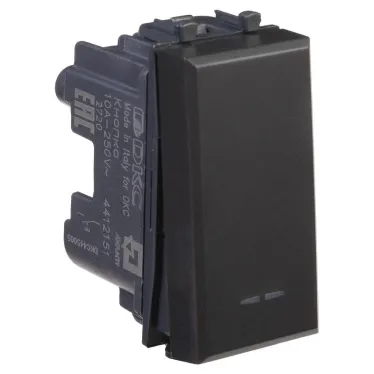 Avanti Кнопка модульная, , Черный матовый, 1 модуль