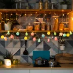 Гирлянда светодиодная Новый год 1,5 м, прозрачный ПВХ, 10 LED, теплый белый, питание 2 х АА (батарейки не в комплекте) | 303-081 | NEON-NIGHT