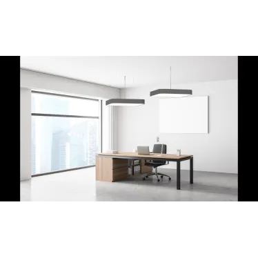 Светодиодный светильник COSMO Q накладной 50 Вт 3000 К 900x900 мм RAL9003 белый муар с рассеивателем опал | V1-R0-0Q503-20000-2005030 | VARTON