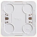 ЭТЮД выключатель наружный с самовозвратом 10 AX, белый