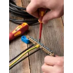 Шина нулевая 63.14 2 изолятора стойка (10шт) латунь