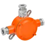 Коробка взрывозащищенная распределительная ВРК-31-24-1-d с 3 вводами