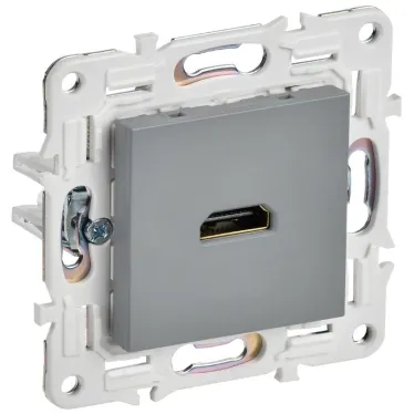 SKANDY Розетка HDMI SK-H01Gr серый IEK