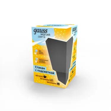 Светильник настольный Стакан с подсветкой модель LCUP Birthday 3XLR44 LED | LC002 | Gauss