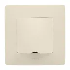 Вывод кабеля IP21 Etika с зажимом для кабеля слоновая кость