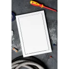 Люк ревизионный пластик с нажимным замком 200х300 Basic