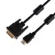 Кабель HDMI - DVI-D с фильтрами, 3 м., черный GOLD