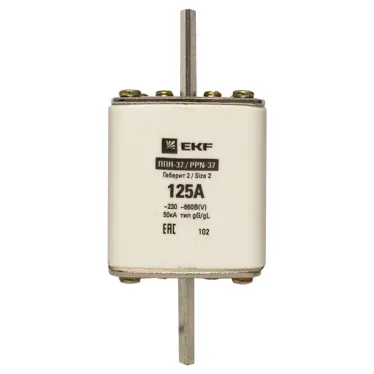 Вставка плавкая ППН-37 400/125А габарит 2