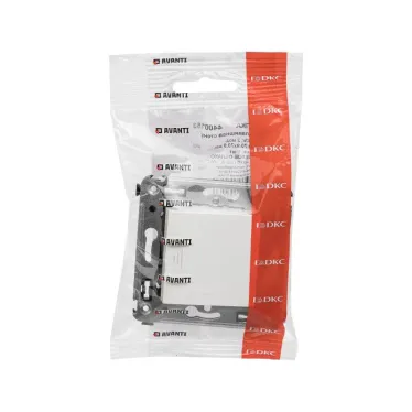 Avanti Кнопка одноклавишная в стену Белое облако