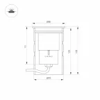 Светильник ART-GROUND-ZOOM-R80-8W Warm3000 (SL, 15-50 deg, 24V) (ARL, IP67 Металл, 3 года)
