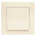 Валенсия выключатель 1-кл. 10А кремовый перекрестный EKF