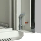 Шкаф настенный 19'' TERACOM PRO 15U 600х600 мм дверь стеклянная с замком-ручкой серый