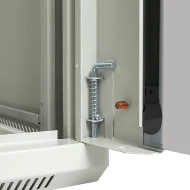 Шкаф настенный 19'' TERACOM PRO 15U 600х600 мм дверь стеклянная с замком-ручкой серый