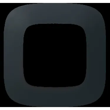 Valena ALLURE Рамка 1 пост матовый черный универсальная