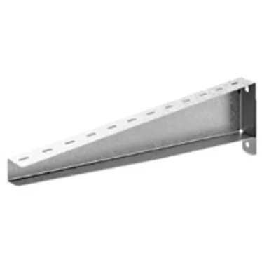 Кронштейн настенный усиленный 600 мм, толщина 2,0 мм, Сендзимир цинк