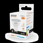 Лампа светодиодная LED 5.5 Вт 430 лм 3000К софит MR16 теплый GU10 AC 220В Elementary Gauss