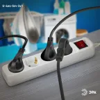 Удлинитель с заземл, 3x1мм2, 16A, ПВС, с выкл, 4гн, 5м (10/480) U-4es-5m-3x1