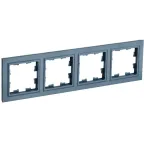 BRITE Рамка 4 поста РУ-4-БрМ маренго