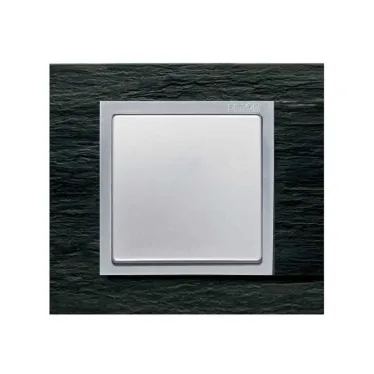 Рамка на 1 пост S82N сланец - алюминий (композит)