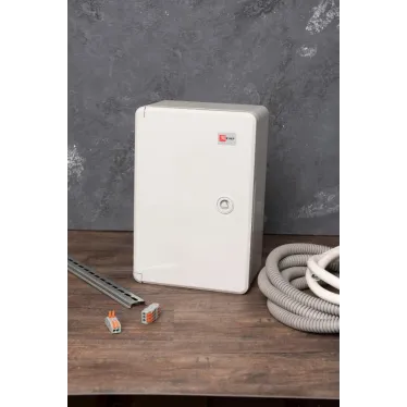 Бокс пластиковый с монтажной платой 300х200х130 мм IP65 PROxima