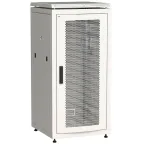 Шкаф сетевой 19дюйм LINEA N 18U 600х800 мм перфорированная передняя дверь серый