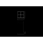 Светильник PROFILE 30L P LED L1200/1200WH 4000K