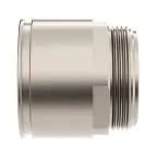 Муфта труба-коробка D-50мм IP66/IP67 М50х1.5 никелированная латунь