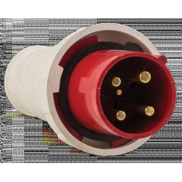 Вилка кабельная 63А 3Р+N+Е IP67 переносная 380В 035