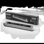 Блок питания для светодиодной ленты 50 Вт AC 100-264В Uвых 24В IP66 220х30х20мм Black Gauss